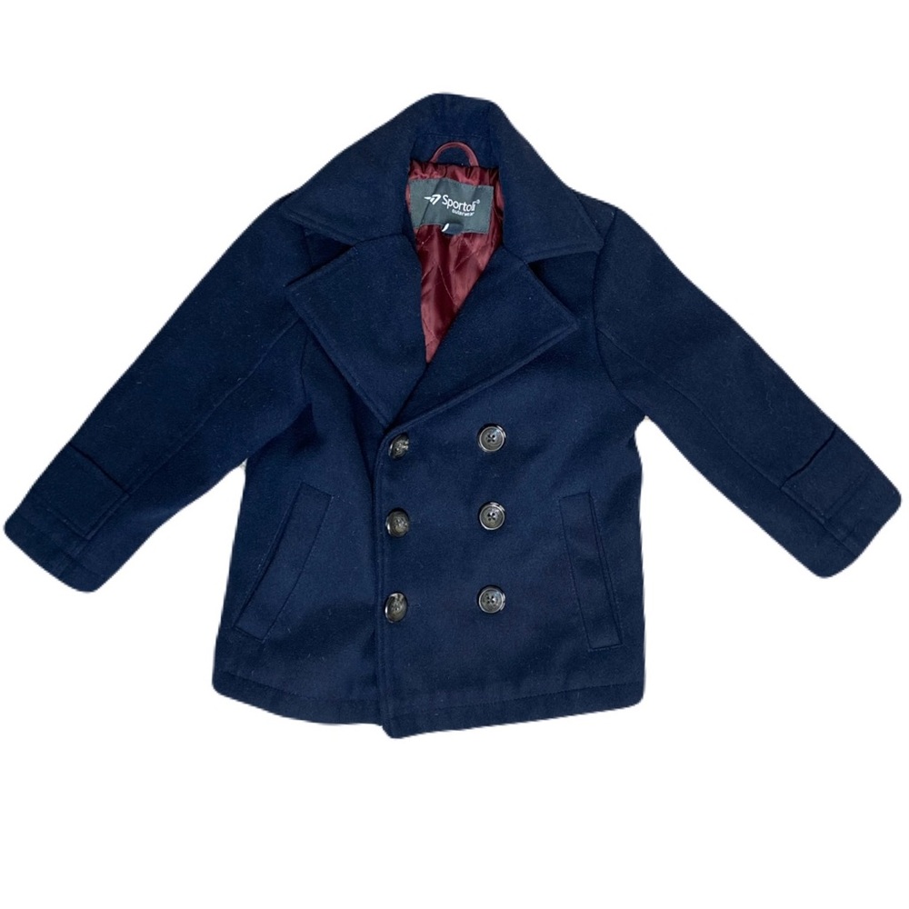 Sportoli Outerwear Navy‎ Blue Children's Pea Coat Size 3T
